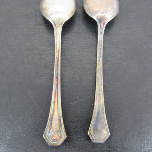 Reed & Barton Pompeian Greek Key & Scrollwork Design Jam/Jelly Spoon Lot of 4 - Picture 7 of 12